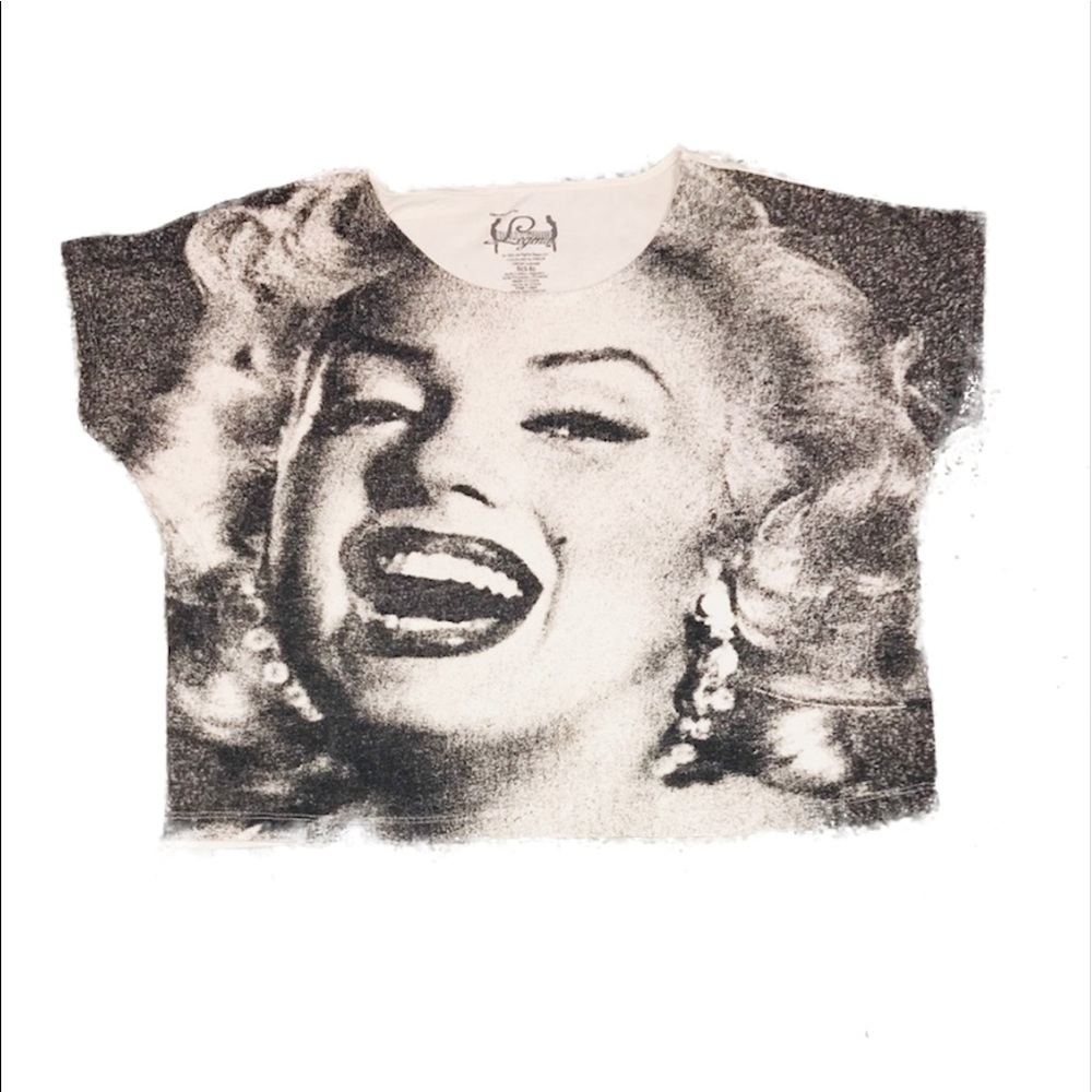 Hollywood Legends Marilyn Monroe Crop Top